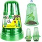10 Pack Garden Cloches for Plants - color: Green 10pack