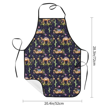 Waterproof Apron with Pockets - color: Purple