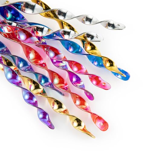 OFFO Large Bird Scarer Rods, 15.7 Inches (30 Pcs) Multicolored Reflective Bird Device Outdoor Bird Scarer to Keep Pigeon and Woodpecker Away from Garden or Yard - color: Multicolor