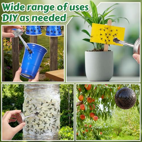 1 Pack Sticky Coating Insect Trap with Brush, Tree Barrier,8 Oz - size: 8 oz