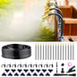 Thiswing 360° Adjustable Drip Irrigation System with 16 Nozzles - size: 50FT
