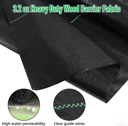 LAVEVE 4FT x 300FT Weed Barrier Landscape Fabric Heavy Duty - size: 4×300FT