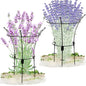 2Pack Large Peony Cages and Supports,23.2x13.4in Grow-Through Support Rings