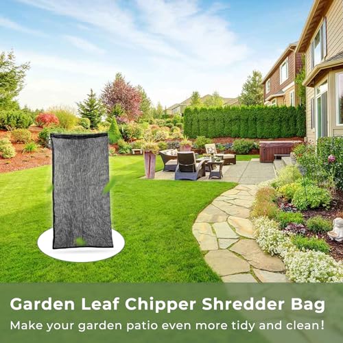Universal 24" x 48" Wood Chipper Bag, Leaf Mulcher Shredder Bag