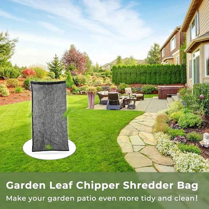 Universal 24" x 48" Wood Chipper Bag, Leaf Mulcher Shredder Bag