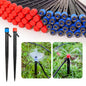 Riboud 60 Pack Drip Irrigation Emitters Sprays for 1/4 Drip Irrigation Tubing, Irrigation System for Garden (30 Pcs Emitters Vortex + 30 Pcs Emitters Stream) - size: 60 Pcs Emitters