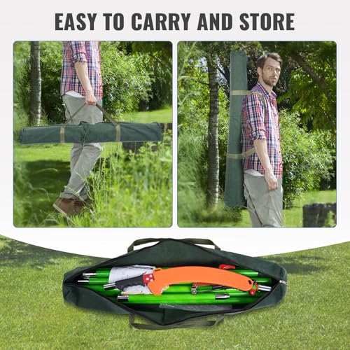 30 Ft Manual Pole Saw, Extendable Tree Pruner Blade and Scissors Set - color: 30ft Fiberglass Handle With Scissor