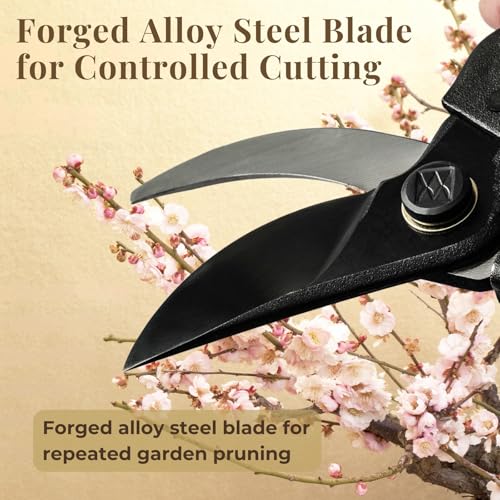Wablade Japanese Pruning Shears, Bypass Garden Pruner 7.9", Made in Japan - style: Standard Model
