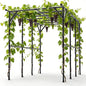 BUKLIYN Garden Arch - Grape Vine Trellis Size: 134.7 * 78.7 * 86.6 inches - size: One Leg-135×79×87in