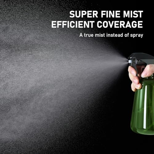 Spray Bottle for Plants 2 Pack, 16oz - Ultra Fine Mist, Plant Mister Indoor - color: Green & Brown