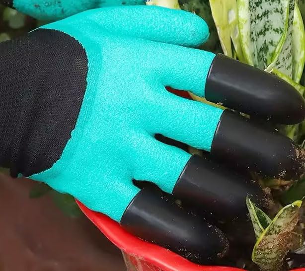 Garden Gloves, Waterproof & Breathable Gardening Gloves for Digging, Planting, Weeding, Seeding, Harvest - style: Dual Claws-garden Gloves