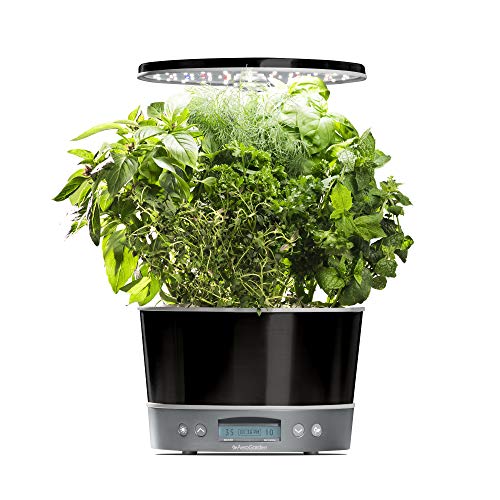 AeroGarden Harvest Elite 360, Platinum Stainless - color: Platinum