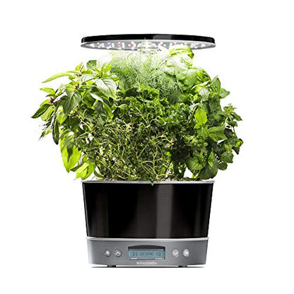 AeroGarden Harvest Elite 360, Platinum Stainless - color: Platinum