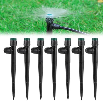Anti-Drop Drip Irrigation Emitters Sprayers for 1/4" Tubing - style: 100pcs-360 Degree Sprayer