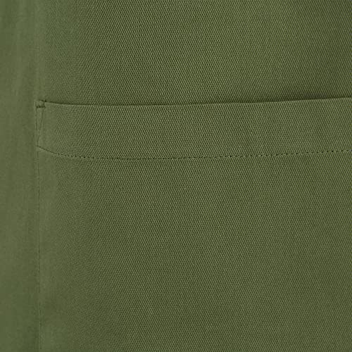 DII Everyday Basic Kitchen Collection - color: Sage, size: Regular Size Chef Apron
