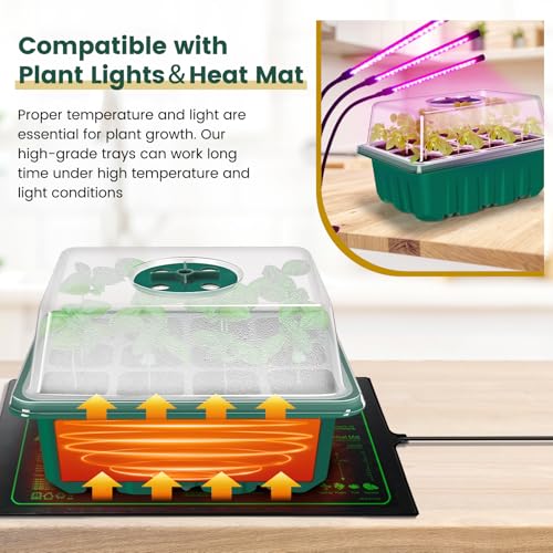 3rd Gen Seed Starter Tray, 10 Pack Seed Starter Kit, 120 Cells