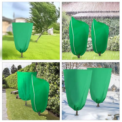 Ideal Swan 4 Pack Plant Covers Freeze Protection for Winter Plant Cover