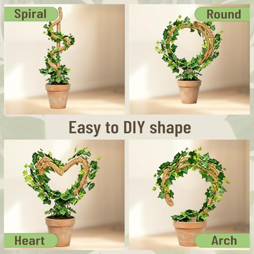 3-in-1 Moss Pole, Bendable 30IN Monstera Plant Support for Indoor-1 Pack - size: 30IN-1PACK