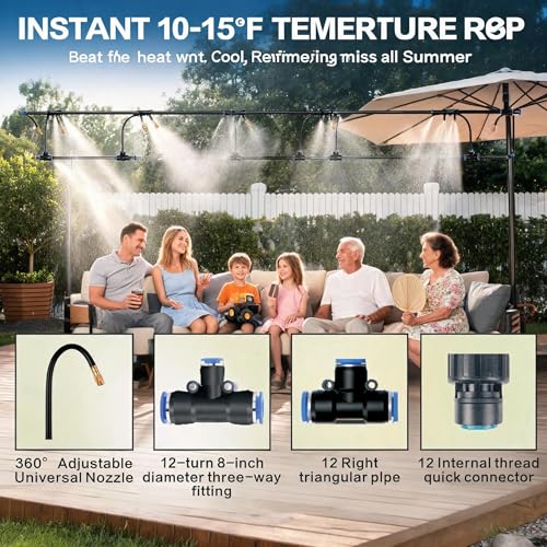 Drip Irrigation System,Automatic Garden Watering System Sprinklers for Yard