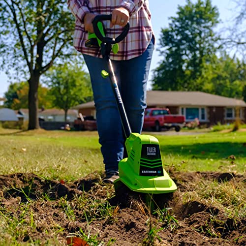 Earthwise TC70020IT 20V 7.5" Cordless Electric Garden Tiller Cultivator - style: 7.5-Inch, 20-Volt Cordless