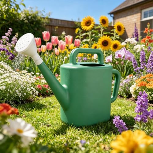 2 Gallon Watering Can, Outdoor Watering Can for Plants,