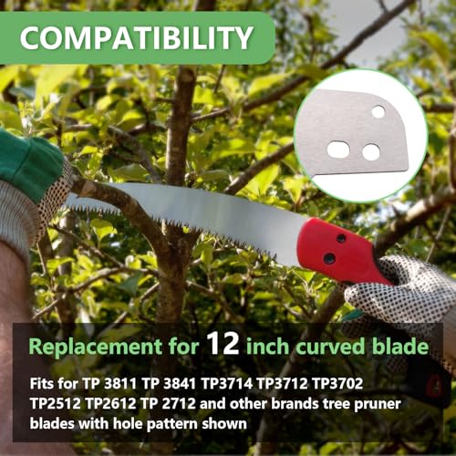 12” Pole Pruner Saw Blade for Corona TP 3841, TP 3811, TP 3714 Pruning Saws