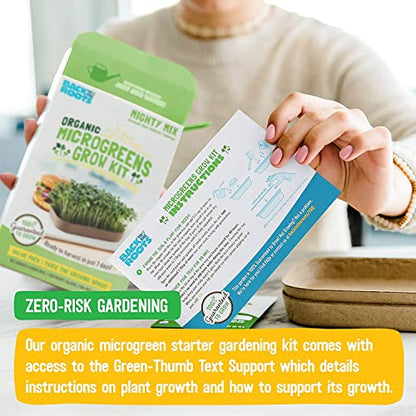 Back to the Roots DIY Microgreen Grow Kit, 6-Grow Variety Pack - color: Microgreen 6ct