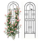 2 Pack 78.7"x19.7" Metal Gardon Trellis for Climbing Plants Outdoor, - size: 2P: 78.7" H x 19.7" W
