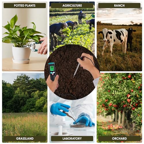 2 in 1 Digital Plants EC Meter Soil EC & Temperature Meter