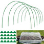 Garden Hoops Grow Tunnel, 6 Sets 8ft Rust-Proof Fiberglass Frame, 36pcs