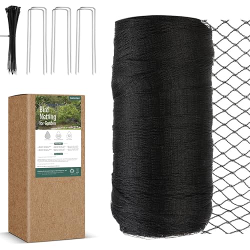 Bird Netting for Garden, Fetanten 50 x 50 FT Netting for Garden Protection - size: 50 x 50FT