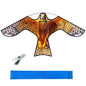 Hengda Kite Bird Hawk Flying Kite Without Pole for Crops Farm Protector Bird Scarer Flying Kite Without Pole Yellow