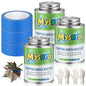 3 Pack Sticky Coating Insect Trap with Brush and 3 Pcs Blue Tapes