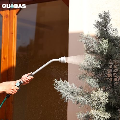QUOBAS 24"Watering Wand with Interchangeable Spray Head, Garden Hose Nozzle - size: 24”