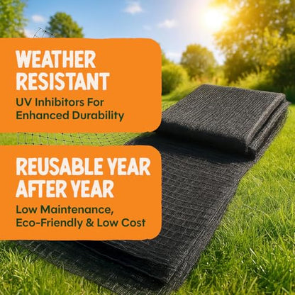 Dalen Deer-X Protective Netting for Gardens & Landscapes - 7 ft x 100 ft
