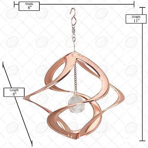 Red Carpet Studios Cosmix Mosaic Crystal Spinner, Small (31057) - color: Copper - Crystal