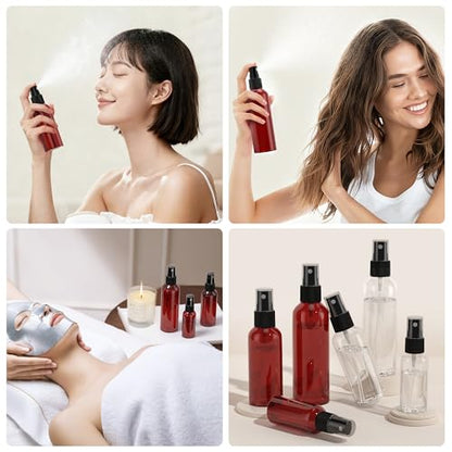 50Pack 4oz Spray Bottles 120ml Small Spray Bottle Bulk Fine Mist Sprayer - color: Red, size: 4oz-50PCS