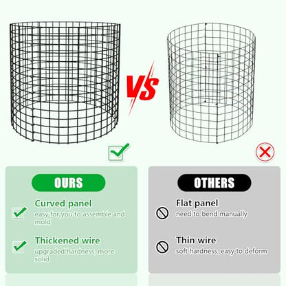 5 Pack Plant Protectors from Animals, 13x12" Plant Cages for Outdoor Plants - size: 5 PACK-13x12inch
