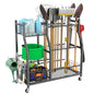 WALMANN Garden Tool Organizer with Wheels, Rakes/Shovels/Yard Tools Stand - style: Large-stand