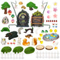 61 Pcs Fairy Garden Accessories Outdoor Miniature Figurines