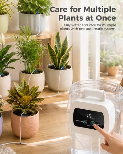 Bamworld Automatic Watering System for 10 Potted Plants Indoor