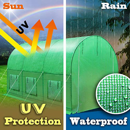 BenefitUSA Replacement Cover for Greenhouse (12'x7'x7') - size: 12'x7'x7'
