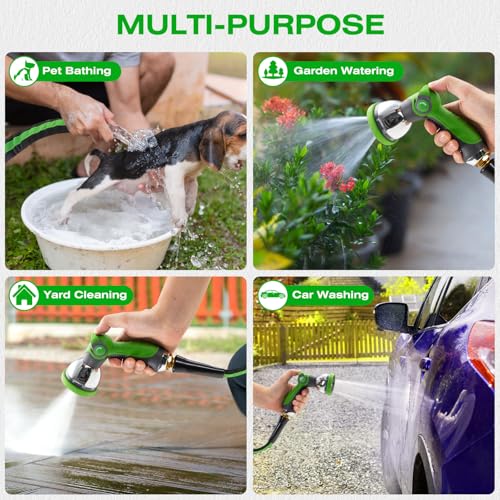 75FT Lightweight Super Flexible Garden Water Hose - color: black-green, size: 75 FT