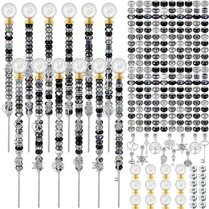 Tigeen 236 Pcs Garden Stake DIY Fairy Wand Plant Stake, Dark Witchy - style: Dark Witchy