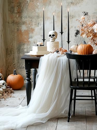 2Pcs 33x10ft Mesh Mosquito Net, Also for Halloween White Gauze Cloth - color: White, size: 13x10ft