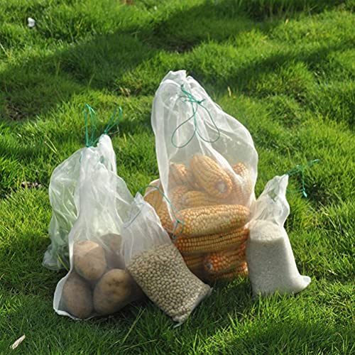 Belit 7 Pcs Watermelon Protection Bags Large Size Nylon Mesh Reusable Fruit Bags for Protecting Fruits Vegetables(23.6"x15.7") - size: 7psc 23.6"x15.7"