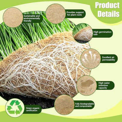10" X 236"Microgreen Grow Mat, Hydroponic Grow Pads - color: 10" X 236"