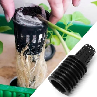 2.75 Inch Garden Plastic Slotted Mesh Cups Pots, Round Net Cups Plant Net Pot Bucket Basket for Hydroponics (100Pcs) - color: 100pcs, size: 2.75 Inch