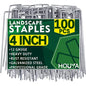 100 Pack Landscape Staples 4 Inch 12 Gauge Garden Stakes - size: 4 inch 100 Pack