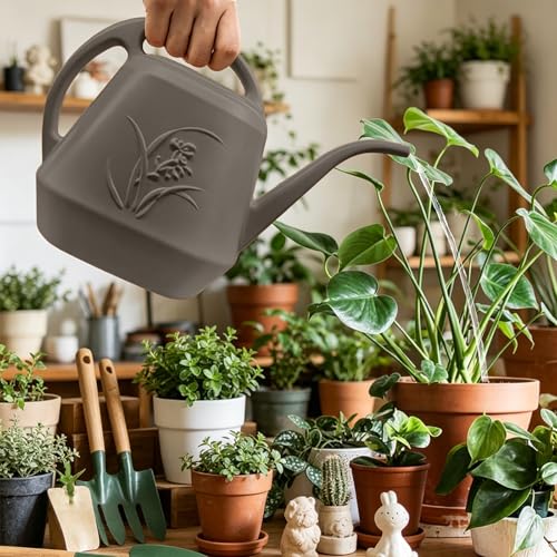 Watering Can Grip -1 Gallon - Coffee Color - color: Coffee Color